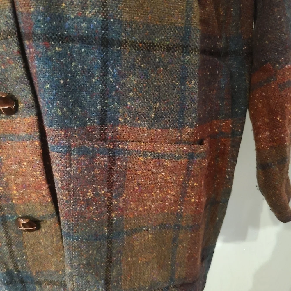 Norton McNaughton Vintage Wool Plaid Jacket size 8 - Picture 3 of 7